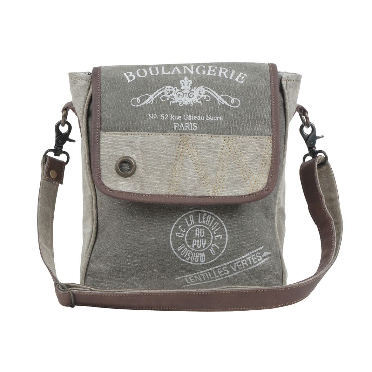 Myra Bag Gray Lacuna Shoulder Bag S-4753