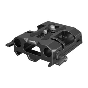 smallrig lightweight 15mm dovetail baseplate with dual 15mm lws rod clamp, fits for arri dovetail plate - 4002