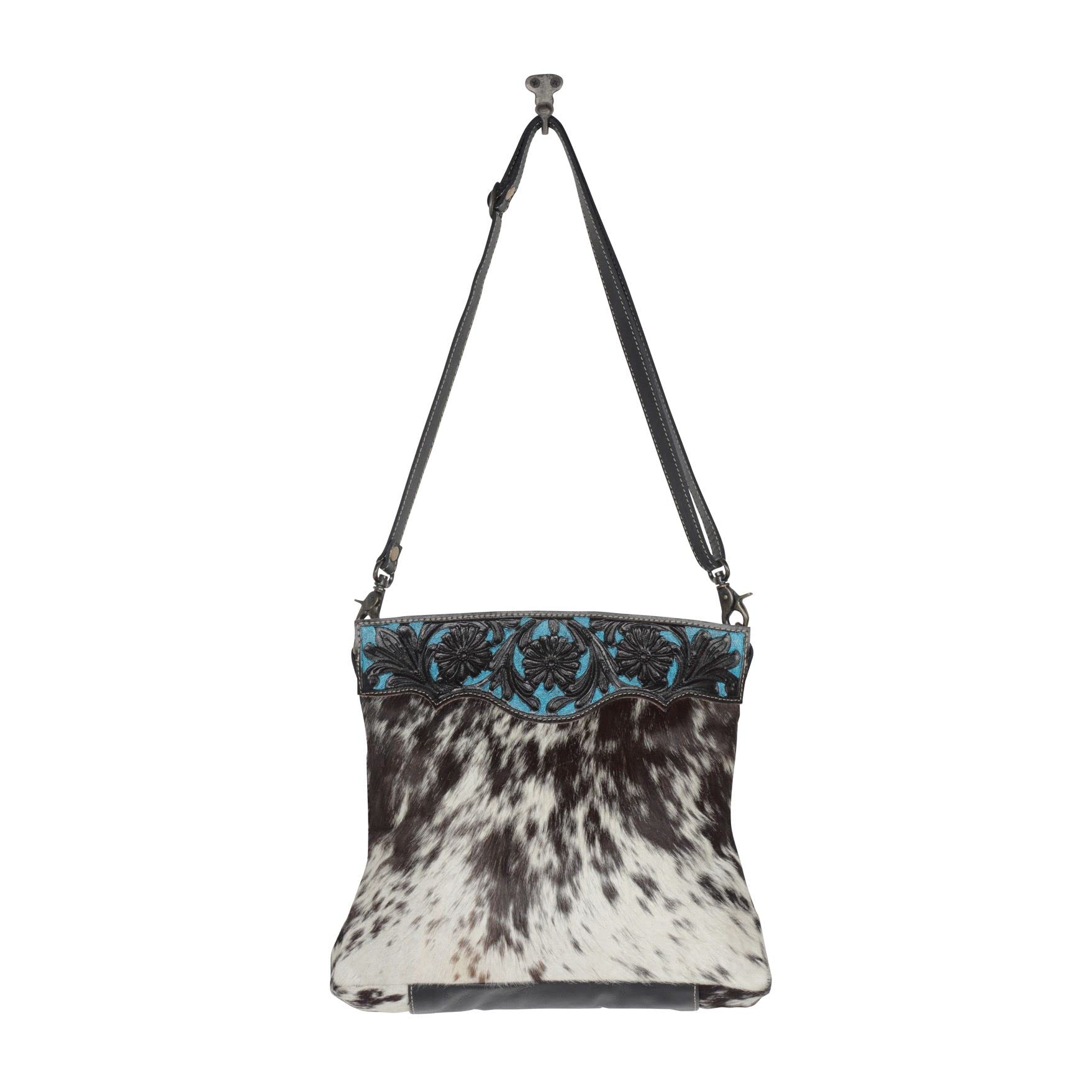 Myra Bag Snow Capped Hand-Tooled Bag S-4367