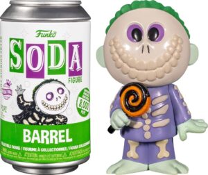 funko vinyl soda: disney the nightmare before christmas - barrel - 1/6 odds for rare chase variant - - (styles may vary) - disney: the nightmare before christmas - collectable vinyl figure