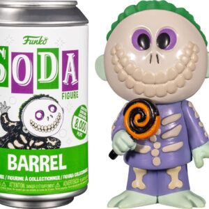 Funko Vinyl SODA: Disney The Nightmare Before Christmas - Barrel - 1/6 Odds for Rare Chase Variant - - (Styles May Vary) - Disney: The Nightmare Before Christmas - Collectable Vinyl Figure