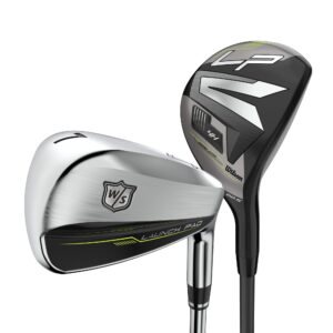 wilson staff launch pad 2 men's graphite golf club combo - right hand, senior, 4h, 5h, 6-pw