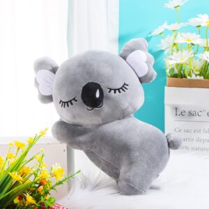 13.8 Inch Cute Koala Stuffed Animal Creative Koala Plush Pillow Stuffed Koala Bear Soft Koala Plush Koala Bear Plush Toy Clever Boy's and Girl's Room Decor, Koala Gifts for Boys Girls