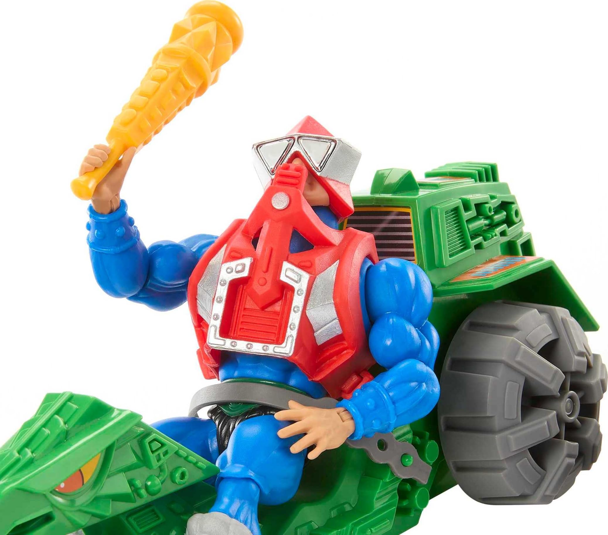 Masters of the Universe Origins Action Figure & Vehicle, Ground Ripper & Mekaneck, 80s Inspired MOTU Toy with Accessories