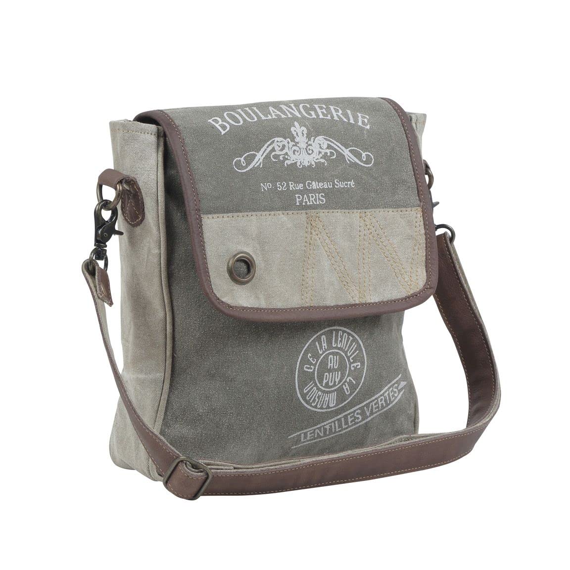 Myra Bag Gray Lacuna Shoulder Bag S-4753