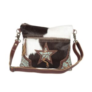 myra bag north star canvas & hairon bag s-4394