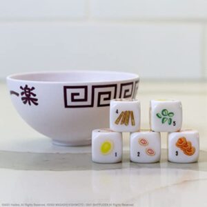 YAHTZEE: Naruto Shippuden | Collectible Ramen Bowl Dice Cup | Classic Family Dice Game Based on Anime Show | Great for Family Game Night | Officially-Licensed Naruto Game & Merchandise