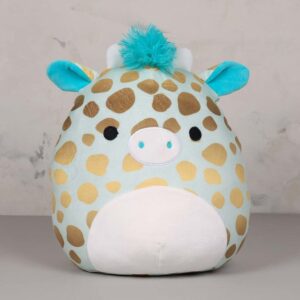 Squishmallows Official Kellytoy Ultrasoft Stuffed Animal Plush Toy (12" Aqua Giraffe Zelia)