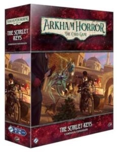 fantasy flight games arkham horror the card game the scarlet keys campaign expansion - unravel the mysteries of disappearances! cooperative lcg, ages 14+, 1-4 players, 1-2 hour playtime, made