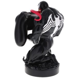 Exquisite Gaming: Marvel: Venom - Original Mobile Phone & Gaming Controller Holder, Device Stand, Cable Guys, Licensed Figure