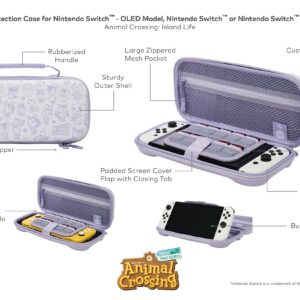 PowerA Protection Case -OLED Model, Nintendo Switch or Nintendo Switch Lite - Animal Crossing: Island Life