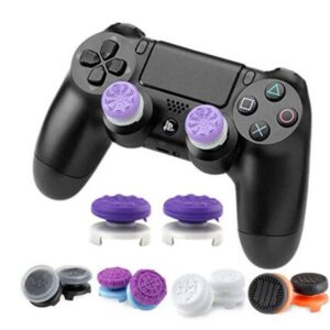 Hand Grip Extenders Joystick Caps for PS4 Controller FPS Thumb Grips High-Rise Cover Replacement (Color 14)