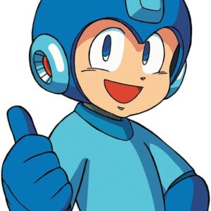 Laminated Mega Man Thumbs Up Video Game Video Gamer Classic Retro Vintage 90s Gaming MegaMan Capcom Legacy Collection Megaman 11 Mega Man X Dr Wily Poster Dry Erase Wall Art 16x24