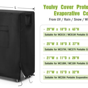 Youlvy Evaporative Cooler Cover for Hessaire MC61M / MC61V 5300 CFM Portable Evaporative Cooler, Waterproof Swamp Cooler Cover Air Cooler Cover Water Cooler Cover for Water/Outdoor Air Conditioner