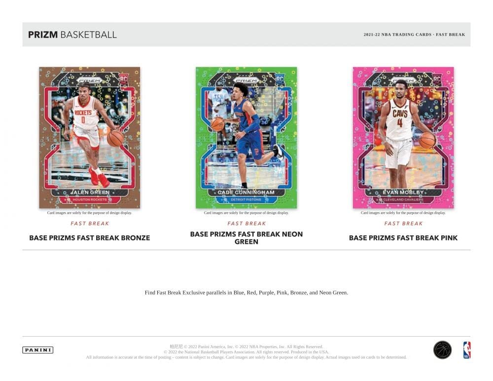 2021/22 Panini Prizm NBA Basketball Retail Box - 24 Packs - 96 Trading Cards Total