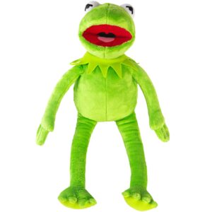 kermit frog puppet, the muppet show, soft hand frog stuffed plush toy, halloween christmas thanksgiving gift ideas for boys and girls- 16 inches