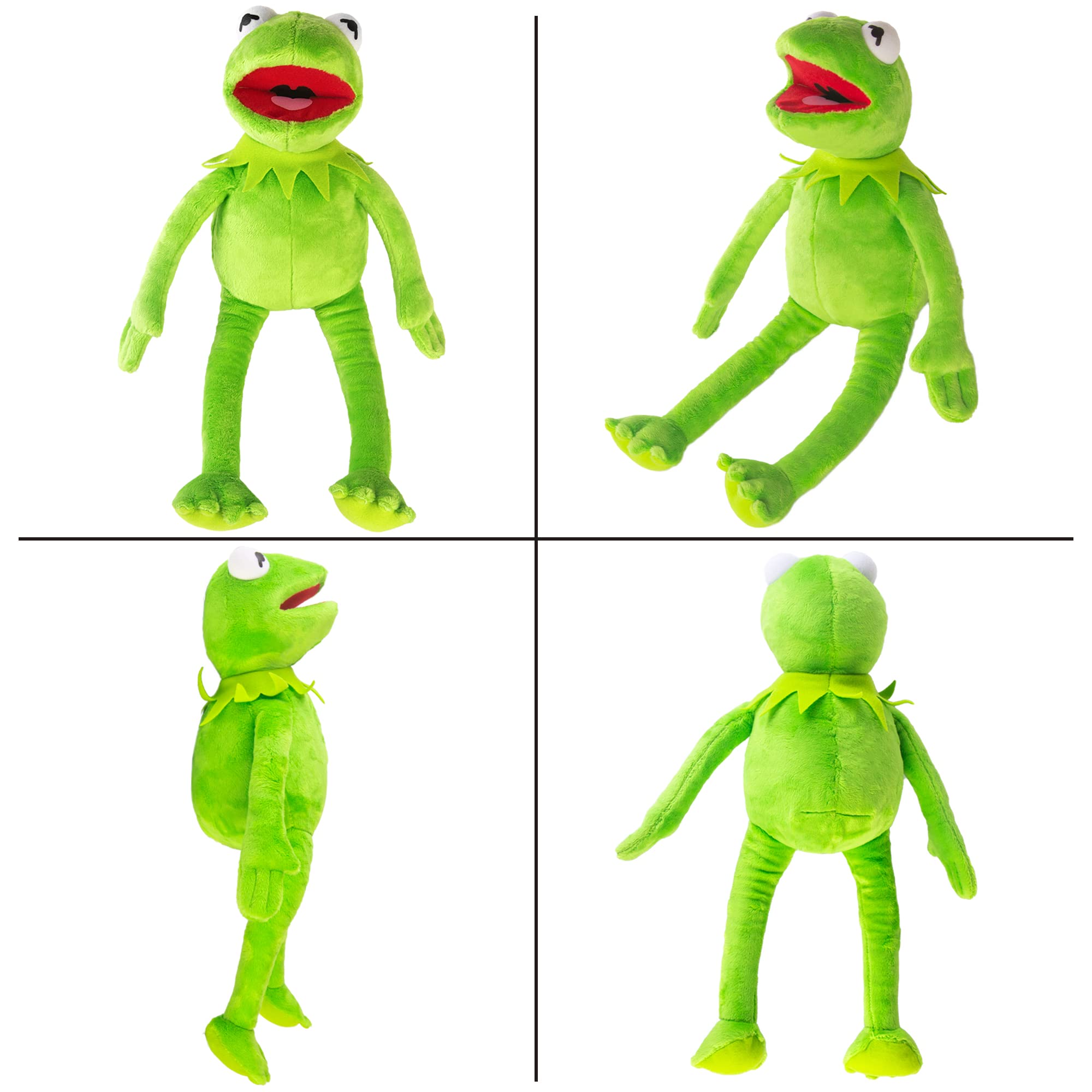 Kermit Frog Puppet, The Muppet Show, Soft Hand Frog Stuffed Plush Toy, Halloween Christmas Thanksgiving Gift Ideas for Boys and Girls- 16 Inches