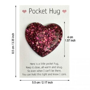 Pocket Hug Heart 2022 New Mini Cute Pocket Hug Decoration Special Encourage Birthday Wedding Party Valentines Gift Decoration, One Size