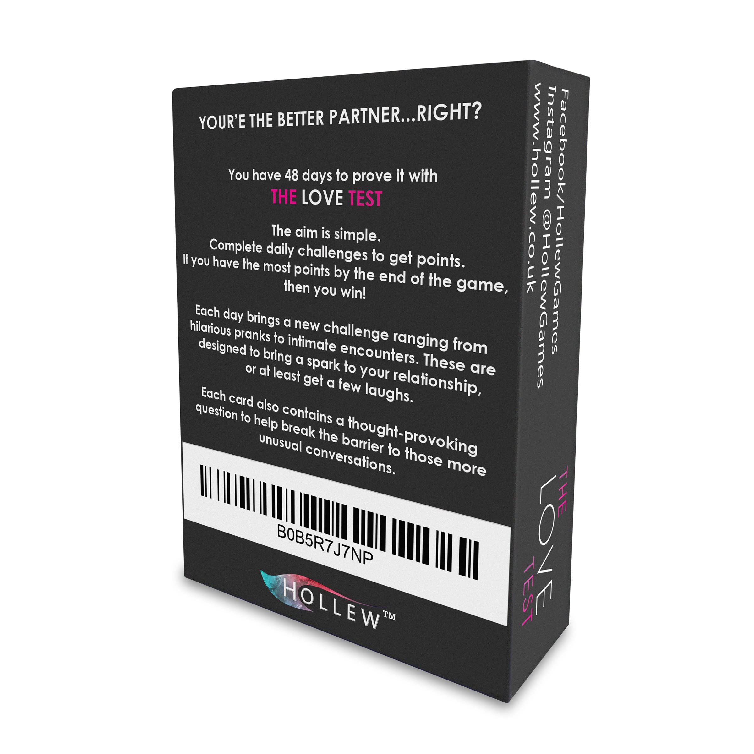 Couples Games | The Love Test for Valentines Day | Adult Card Game & Gift for Anniversary | Date Night Ideas, Relationship Building Adult Games | Wedding Gift Ideas for Him & Her, Women & Men