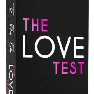 Couples Games | The Love Test for Valentines Day | Adult Card Game & Gift for Anniversary | Date Night Ideas, Relationship Building Adult Games | Wedding Gift Ideas for Him & Her, Women & Men