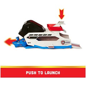 Paw Patrol Aqua Pups Whale Patroller Team Vehicle with Chase Action Figure, Toy Car and Vehicle Launcher, Kids Toys for Ages 3 and up