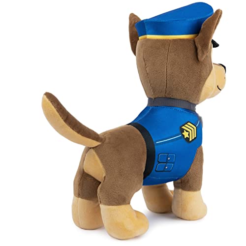 GUND PAW Patrol Chase in Heroic Standing Position, Premium Stuffed Animal for Ages 1 and Up, 12”