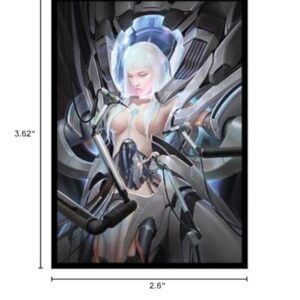 Fantasy North - Lilith's Machinizer – 100 Smooth Matte TCG Trading Card Sleeves - Fits Magic MTG Commander Pokemon and Other Card Games - Playing Card Sleeves