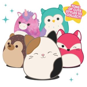 Squishmallows Original 10-Inch Koako The Ice Cream Sandwich - Food Squad - Official Jazwares Plush - Collectible Soft & Squishy Stuffed Animal Toy - Add to Your Squad - Gift for Kids, Girls & Boys