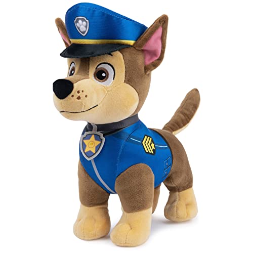 GUND PAW Patrol Chase in Heroic Standing Position, Premium Stuffed Animal for Ages 1 and Up, 12”