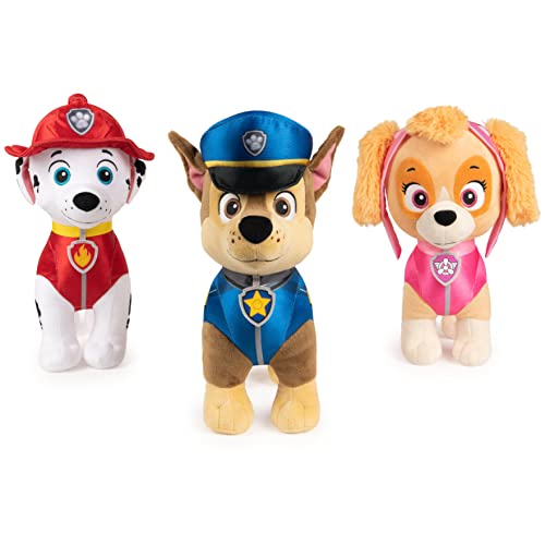 GUND PAW Patrol Chase in Heroic Standing Position, Premium Stuffed Animal for Ages 1 and Up, 12”