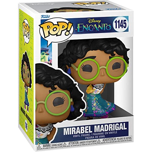 Encanto - Mirabel Madrigal Funko Pop with Protector Bundle – Includes Disney: Encanto - Mirabel Madrigal Pop #1145 with Blue Salamander Emporium Plastic Protective Case