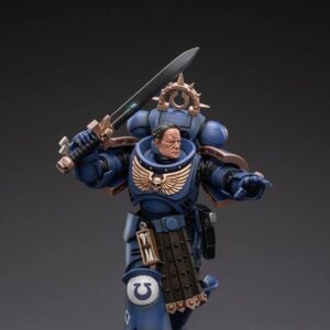 BLOOMAGE JOYTOY (BEIJING) TECH Warhammer 40K: Ultramarines Primaris Lieutenant Amulius 1:18 Scale Action Figure, Multi