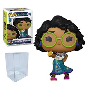 Encanto - Mirabel Madrigal Funko Pop with Protector Bundle – Includes Disney: Encanto - Mirabel Madrigal Pop #1145 with Blue Salamander Emporium Plastic Protective Case