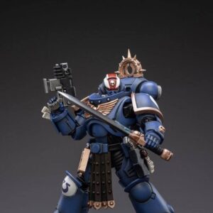 BLOOMAGE JOYTOY (BEIJING) TECH Warhammer 40K: Ultramarines Primaris Lieutenant Amulius 1:18 Scale Action Figure, Multi