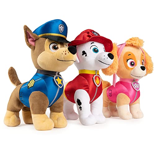 GUND PAW Patrol Chase in Heroic Standing Position, Premium Stuffed Animal for Ages 1 and Up, 12”