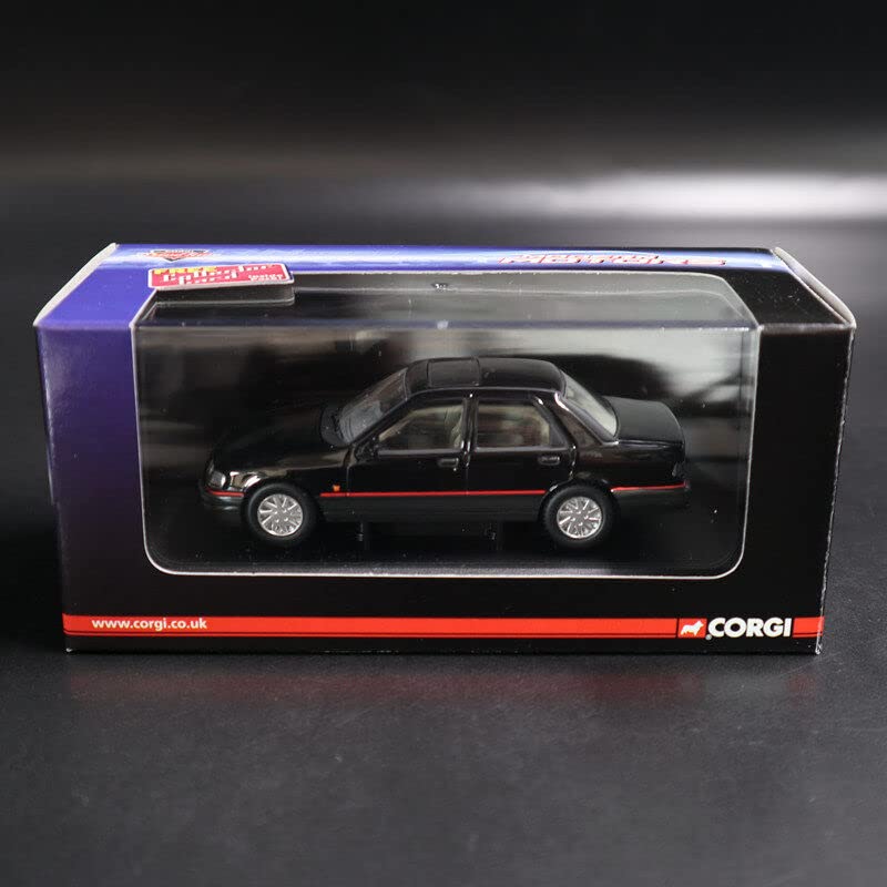 Corgi 1:43 LLEDO Vanguards for Ford Sierra Sapphire GLS Black VA09901 Diecast Model Toys Car Limited Collection Auto Gift