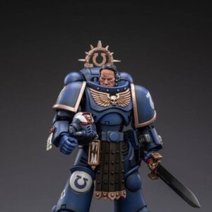 BLOOMAGE JOYTOY (BEIJING) TECH Warhammer 40K: Ultramarines Primaris Lieutenant Amulius 1:18 Scale Action Figure, Multi