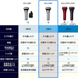 Panasonic ES-LT6P-SLAMDASH 3-Blade High Grade Men's Shaver Silver AC100V-240V Shipped from Japan Released in 2022