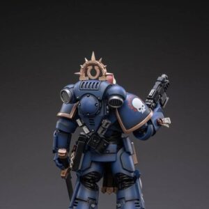 BLOOMAGE JOYTOY (BEIJING) TECH Warhammer 40K: Ultramarines Primaris Lieutenant Amulius 1:18 Scale Action Figure, Multi