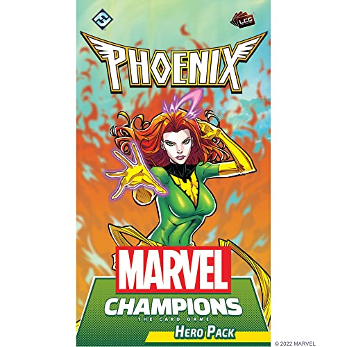 Marvel Champions The Card Game Phoenix HERO PACK - Superhero Strategy Game, Cooperative Game for Kids and Adults, Ages 14+, 1-4 Players, 45-90 Minute Playtime, Made by Fantasy Flight Games