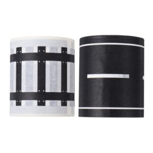 Toyvian Road Race Track Sticker Roll for Toy Car Trains Toy Tape Stickers Railway Road Tape Train Track Removable Tape for Kids Toys Removable Trains Tight Curves Stick to Floors Walls Train Track