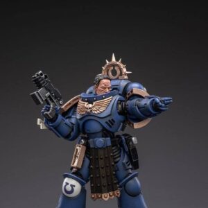 BLOOMAGE JOYTOY (BEIJING) TECH Warhammer 40K: Ultramarines Primaris Lieutenant Amulius 1:18 Scale Action Figure, Multi