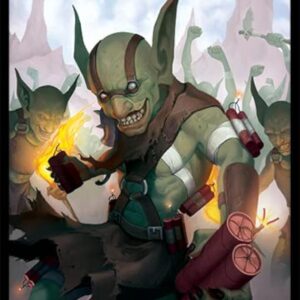 Krazz - Goblin Bomber - 100 Card Sleeves (FN4S-B) - Fantasy North (Matte)