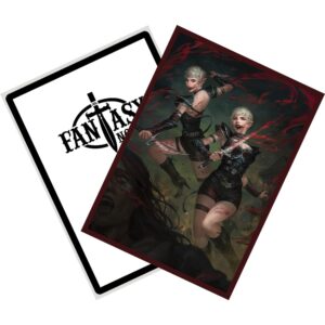 Brylle and Lahvi - Blood-Crazed Twins - 100 Matte Card Sleeves (FN29S-R) - Fantasy North