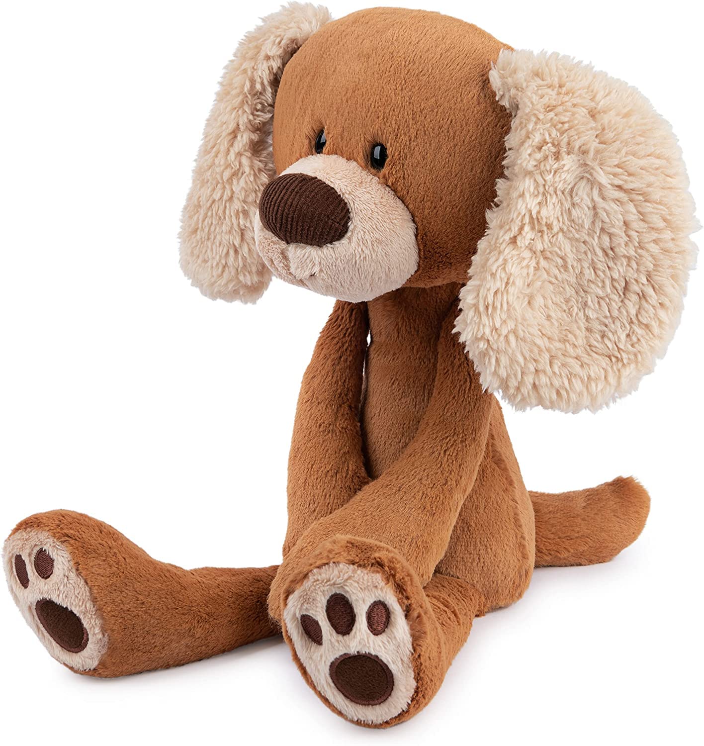 GUND Masi Puppy Dog Polyester Plush Plastic Pellets Stuffed Animal Take Along Friends Plushie Toy with Poly Bag for Children Ages 1 and Up