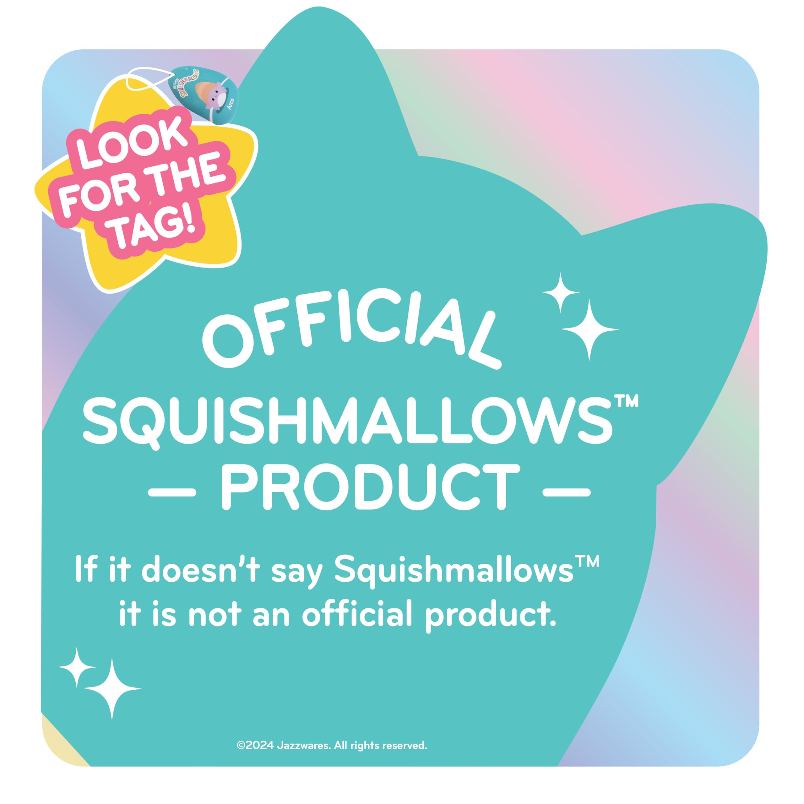 Squishmallows 10-Inch Sky The Teal Squid - Official Jazwares Plush - Collectible Soft & Squishy Sea Stuffed Animal Toy - Add to Your Squad - Gift for Kids, Girls & Boys