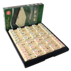 chinese army chess,military chess chinese table game chess foldable, extended board, luzhanqi, junqi,professional chinese chess pieces set chessboard for kids children adults game gift