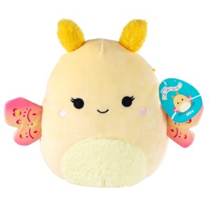 Squishmallows Original 10-Inch Miry The Yellow Moth - Official Jazwares Plush - Collectible Soft & Squishy Butterfly Stuffed Animal Toy - Add to Your Squad - Gift for Kids, Girls & Boys