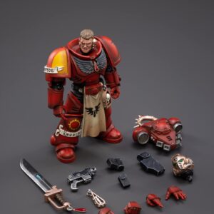 BLOOMAGE JOYTOY (BEIJING) TECH Warhammer 40K: Blood Angels Primaris Lieutenant Tolmeron 1:18 Scale Action Figure, Multi