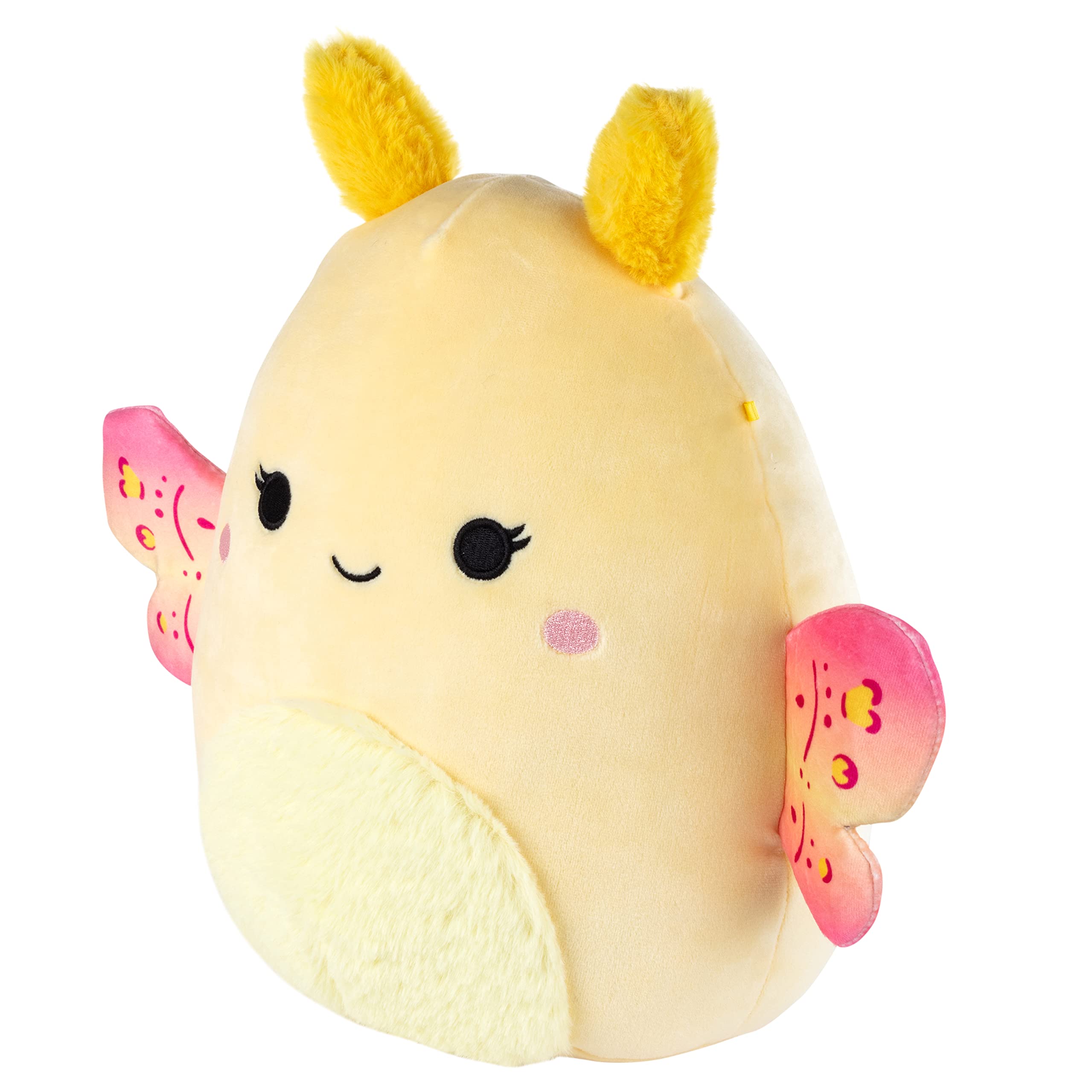 Squishmallows Original 10-Inch Miry The Yellow Moth - Official Jazwares Plush - Collectible Soft & Squishy Butterfly Stuffed Animal Toy - Add to Your Squad - Gift for Kids, Girls & Boys